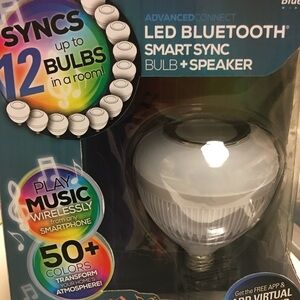 Bluetooth LED Lightbulb and Speaker